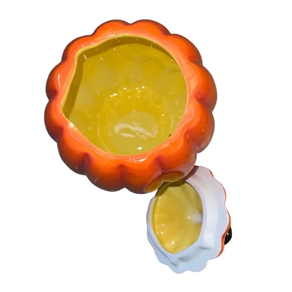Halloween Ceramic Jack O’ Lantern by Hallmark: Candy Storage: Decoration - Picture 5 of 5
